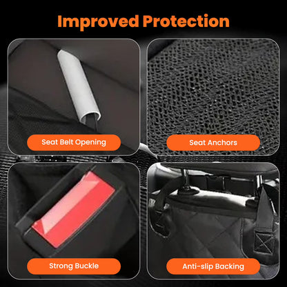 Dog Car Seat Cover, Waterproof Nonslip Durable Soft Back Seat Extender for Dogs, Covers for SUVs & Cars Trucks