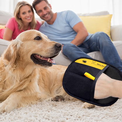 Dog & Cat Hair Remover Glove –  Pet Grooming Mitt for Easy Deshedding & Bathing