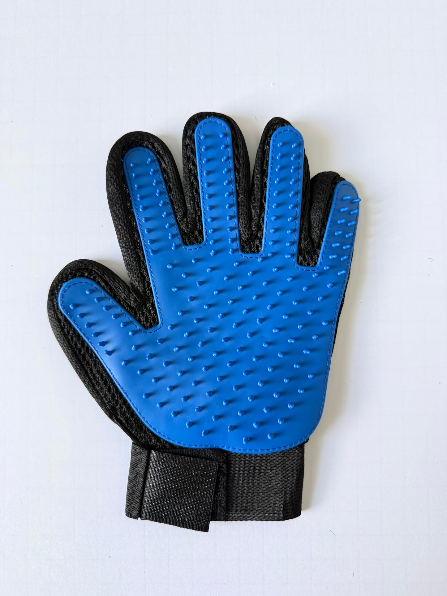 Pet Grooming Glove Left & Right Hand Blue color