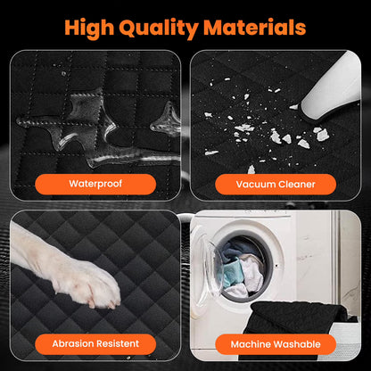 Dog Car Seat Cover, Waterproof Nonslip Durable Soft Back Seat Extender for Dogs, Covers for SUVs & Cars Trucks